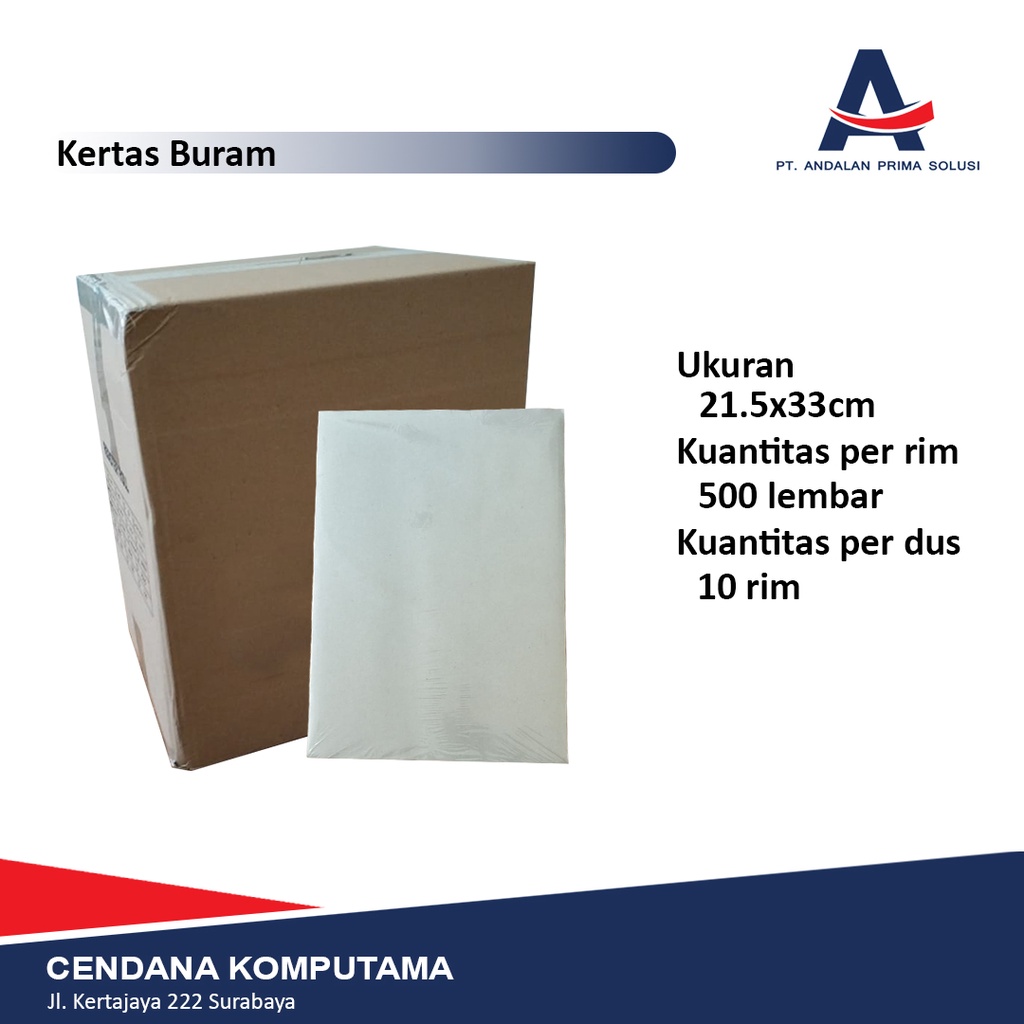 

Kertas CD Buram Folio