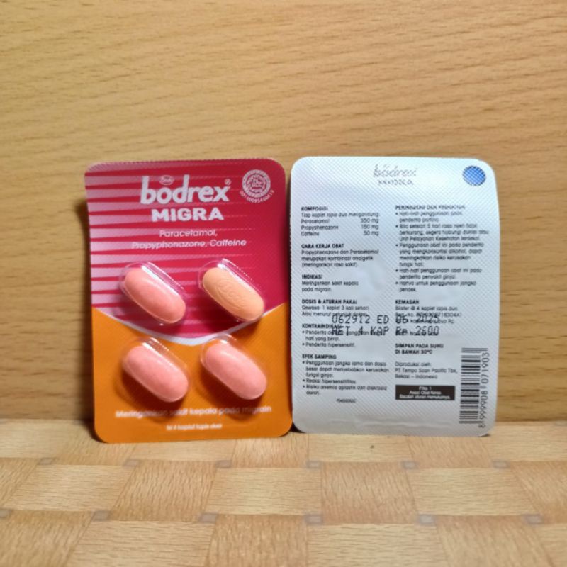 BODREX MIGRAN sakit kepala sebelah