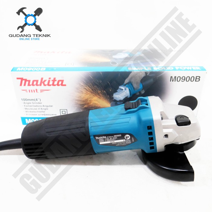 Mesin Gerinda Grenda Tangan Listrik 4&quot; MT0900B MT90 MAKITA X MAKTEC / Electric Angle Grinder Gurinda 4 Inch MT0900B MAKITA X MT 90 MAKTEC