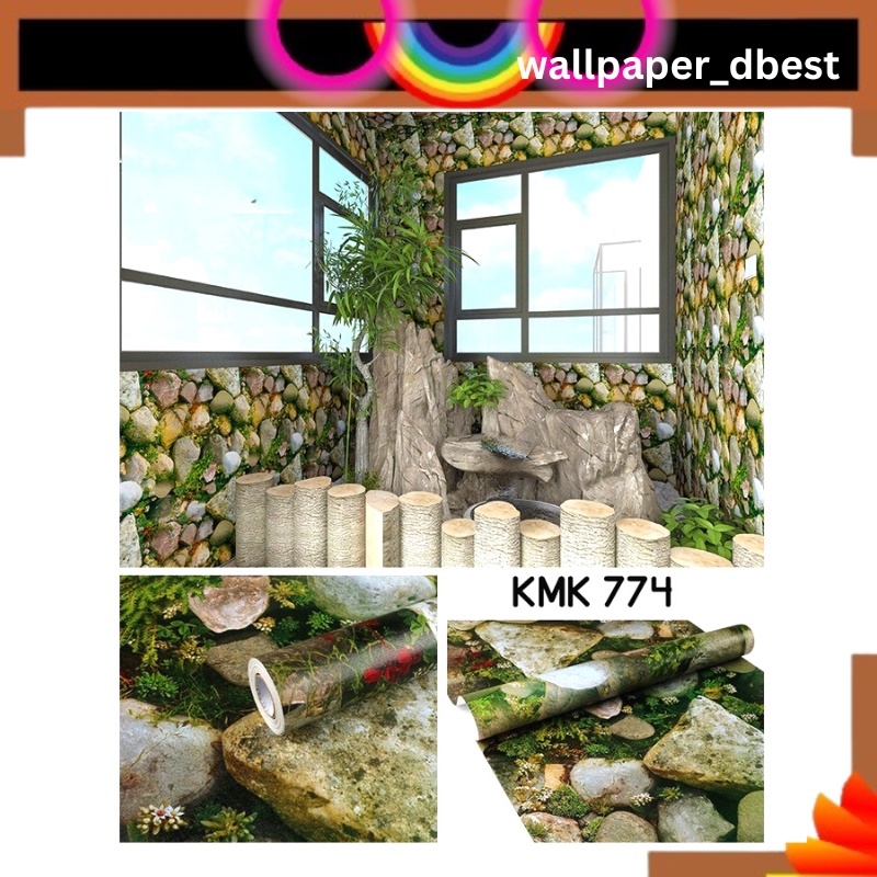 WALLPAPER WELPAPER WALPAPER WALL STICKER WALLSTIKER WALSETIKER WALSTICKER STIKER STICKER DINDING TEM