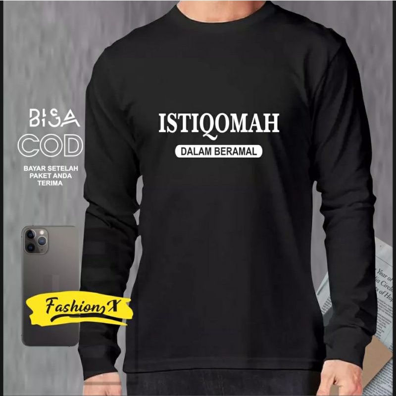 KAOS LENGAN PANJANG ISTIQOMAH DALAM BERAMAL