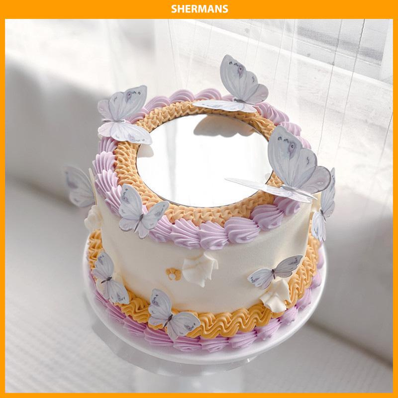 

[Ready Stock❤️]Cake Topper Hiasan Kue kupu Kupu Butterfly Pink Ungu Biru Ulang Tahun sherman