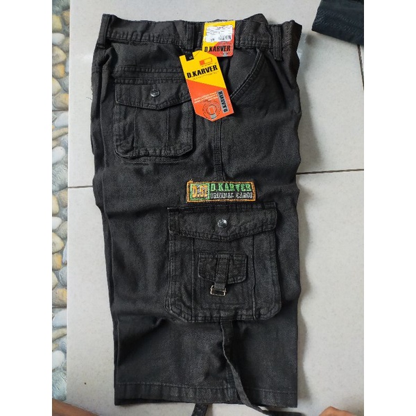 Celana levis pria pendek 3/4 celana cargo celana gunung pria