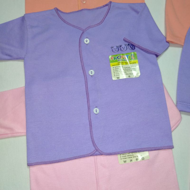 6 Pcs/3 Stel Baju Dan Celana Bayi Baru Lahir Stelan Newborn Lengan Pendek Girl Series talitababy