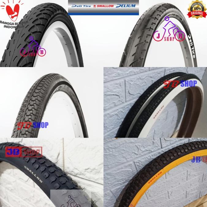 Promo  [BISA COD] BAN LUAR SEPEDA 26 X 175 1.75 26x175 SWALLOW DELI SOFT no kenda maxxis TERLARIS TE
