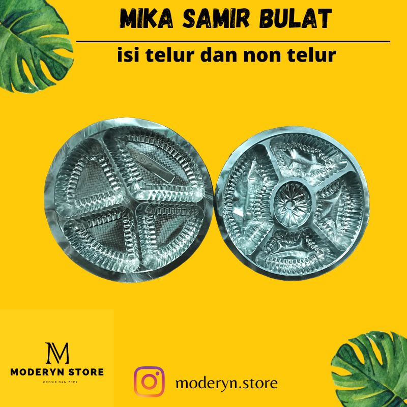 MIKA SAMIR / SAMIR PLASTIK / MIKA SAMIR BULAT / MIKA LAUK ( isi 100)