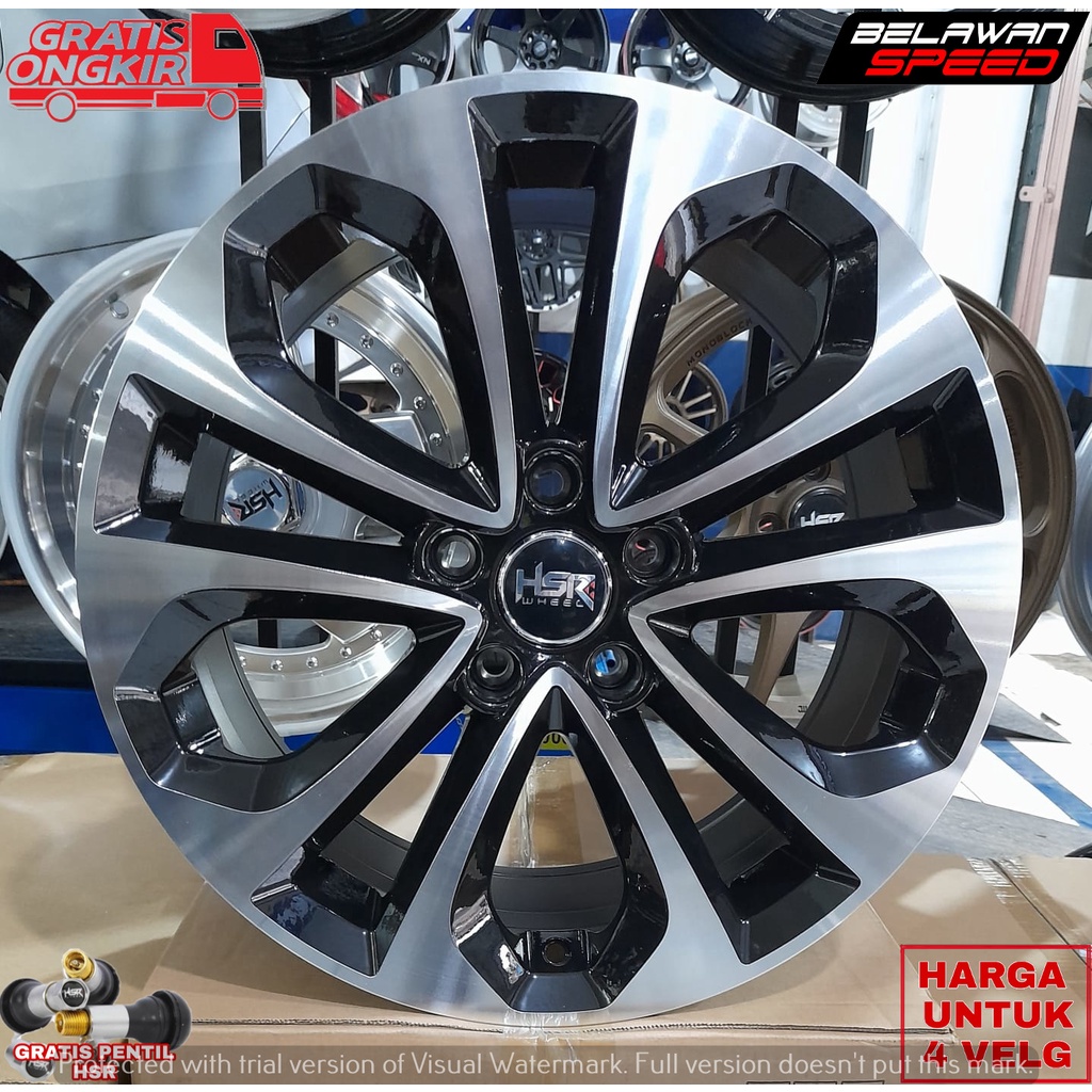 VELG MOBIL RACING RING 18 HSR SARIO RING 18 UNTUK XPANDER TERIOS INNOVA CAMRY ACCORD CIVIC