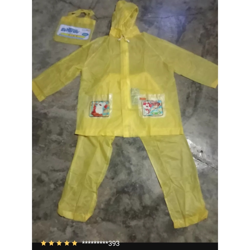 Jas Hujan Anak 11Tahun Mantel Jaket Celana Transparan