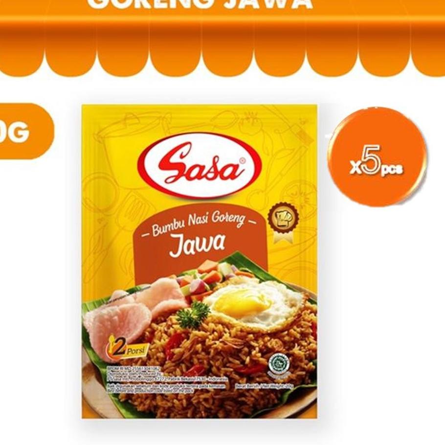 

↬ Sasa Bumbu Nasi Goreng Jawa 20gr x 5 ㅉ