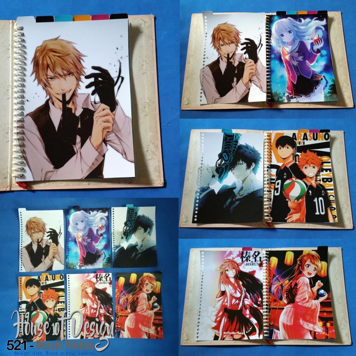

PEMBATAS ANIME BAGIAN ATAS BINDER 26 RING UKURAN B5 1 SET 6 LEMBAR