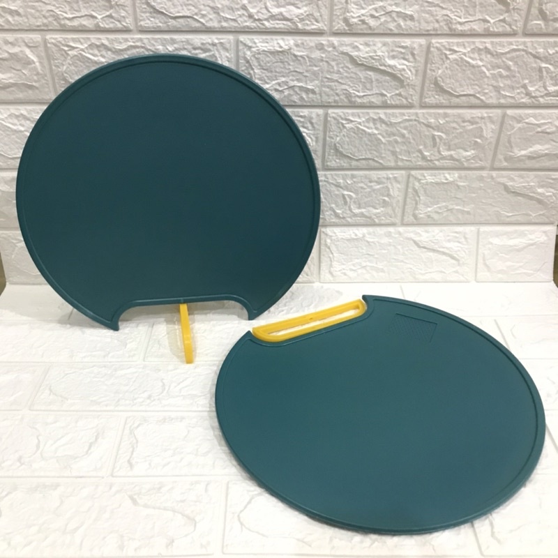 Talenan plastik bulat hijau 32cm