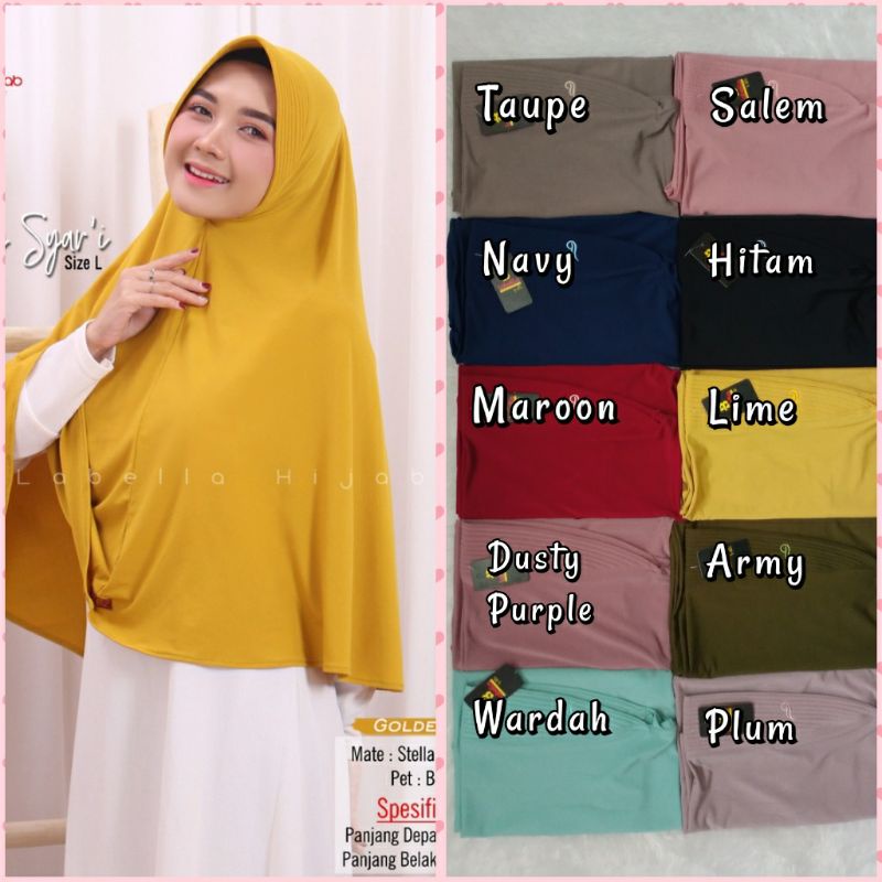 Daily Syar'i L by Labella Hijab
