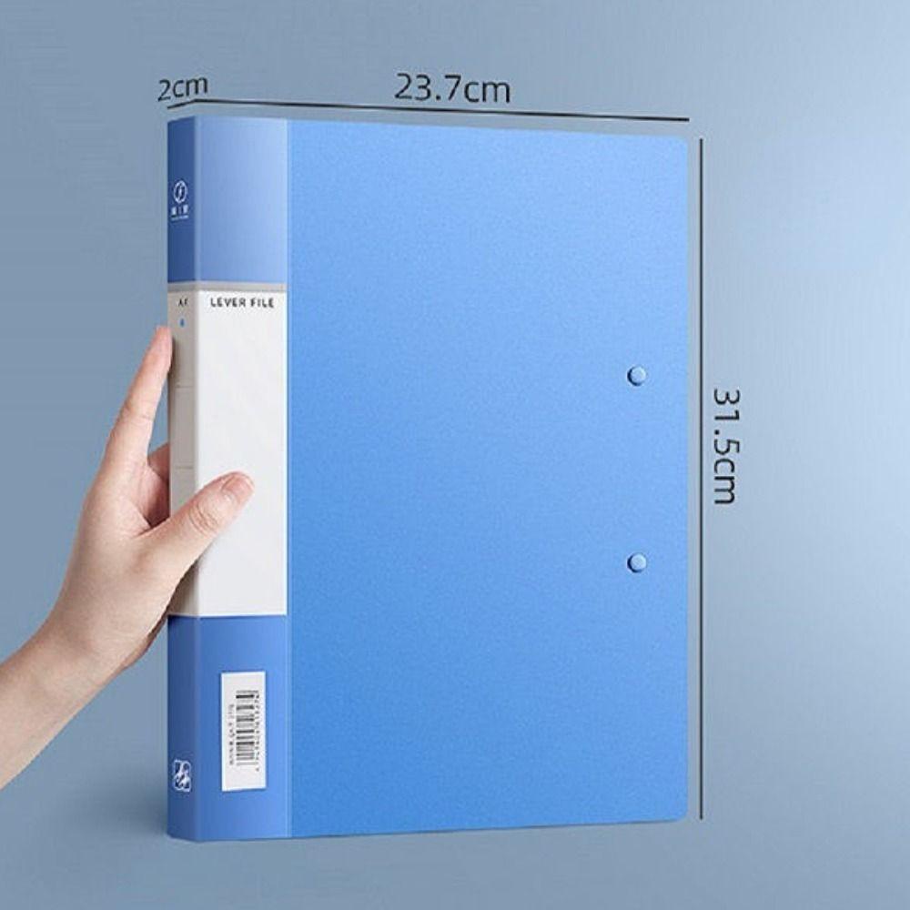 Mxbeauty A4 File Folder Clipboard Tempat Kwitansi Siswa Kantor Stationary Double Clips Test Paper Memo Clip Board