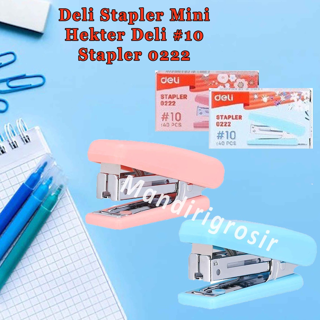 Stapler Mini * DELI * Stapler 0222 * Hekter Kecil #10