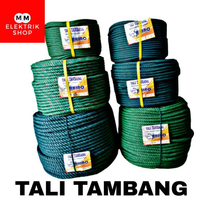 Tali Tambang 7MM 8MM 10MM 12MM 14MM 16MM Best Seller RHINO