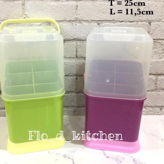 Terbagus.. Tempat Sendok Tutup Besar TSS1078 Hijau