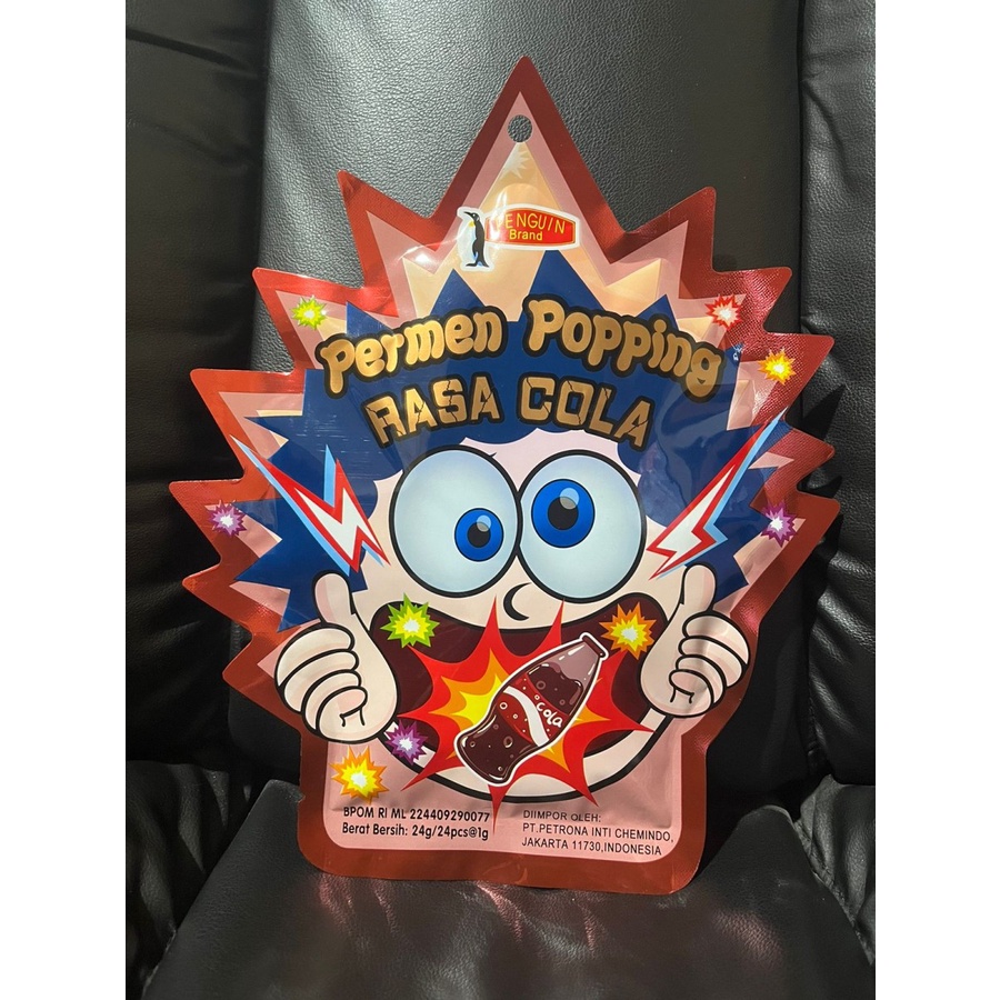 Permen Popping meletuk Rasa Cocacola / magic pop candy Cola 24grm