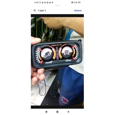 land meter/ kemiringan mobil alat pengukur kemiringan mobil