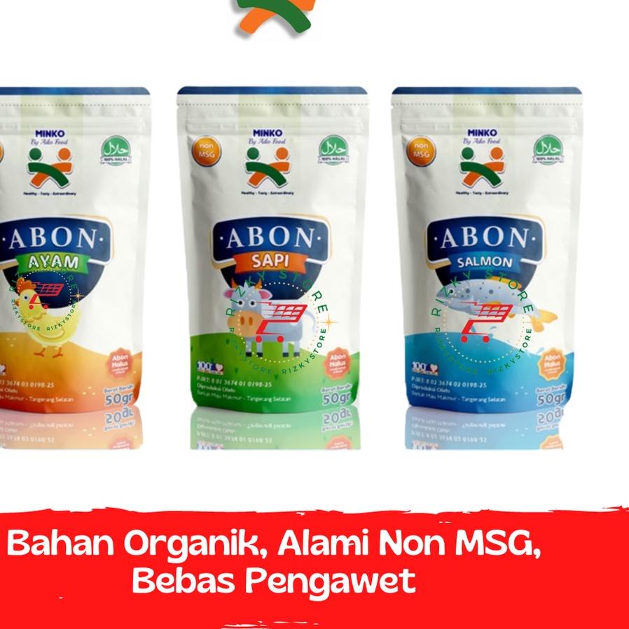 

Segera Miliki AIKO Minko ABON Sapi/ Ayam/ Salmon HALUS Mpasi 50 gr+