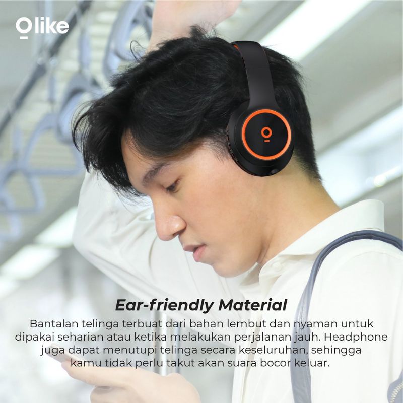 OLIKE TITAN WIRELESS HEADPHONE H1 GARANSI 12 BULAN