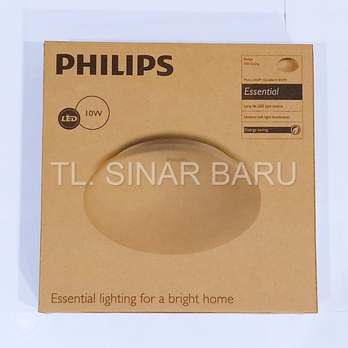 Lamp Philips 33370 Cinnabarin Led 10W Lampu Ceiling/Plafon