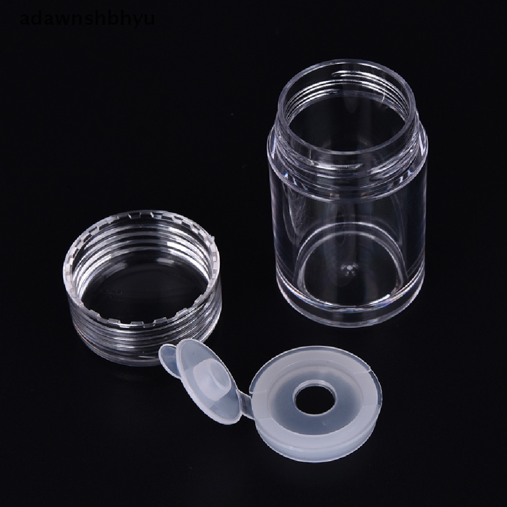 Adawnshbhyu 1Pc 10ml Ayak Kosmetik Empry Loose Powder Jars Wadah Tutup Ulir DIY Makeup ID