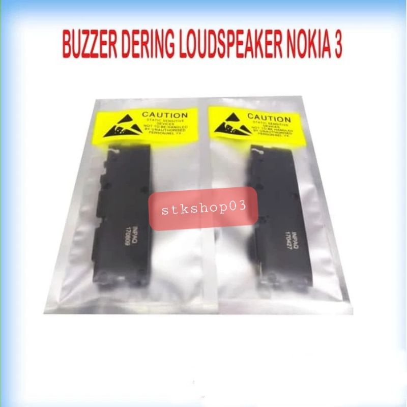 BUZZER DERING LOUDSPEAKER NOKIA 3 ORIGINAL NEW
