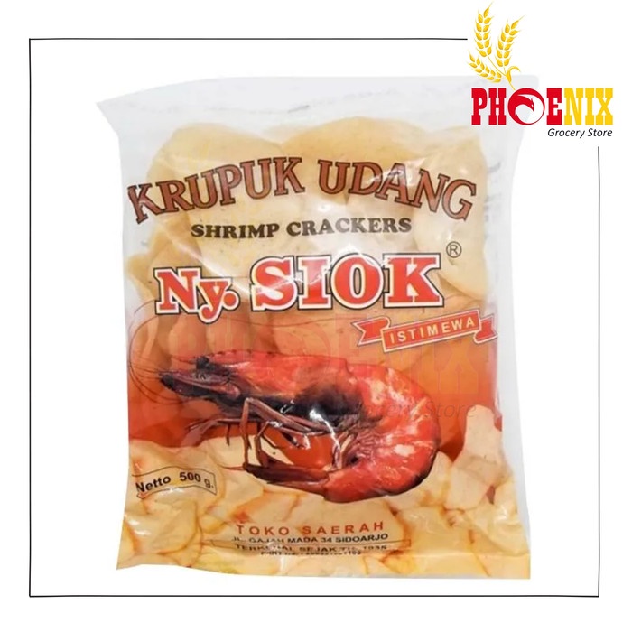 

[BISA COD] Krupuk udang Ny. Siok 500 Gram