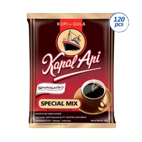 KOPI KAPAL API 1 DUS 120 PCS