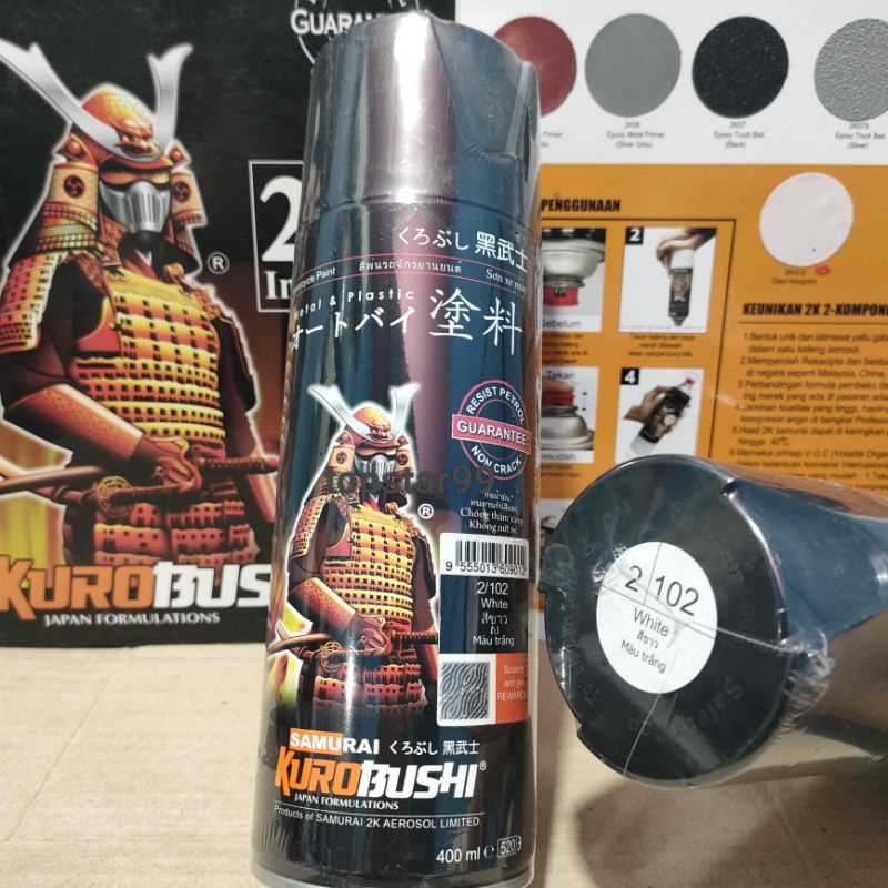 PILOK PYLOK CAT SEMPROT SAMURAI WHITE / PUTIH ( 102)