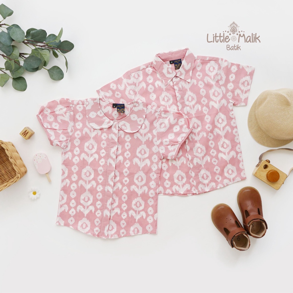 Kemeja Batik Anak Couple Lengan Pendek By Little Malik Batik, Batik Organik