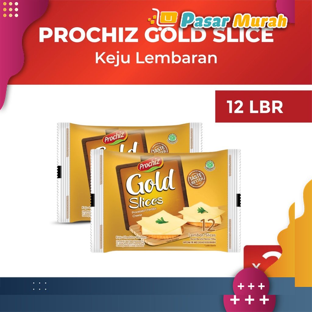 

Keju PROCHIZ Gold Slices 12's x2 | Pasar Murah Medan