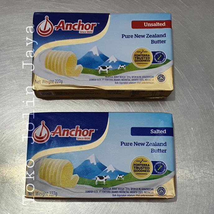 

(Khusus Grab/Gojek) 227g Anchor butter / mentega Anchor TERLARIS TERPERCAYA ORIGINAL