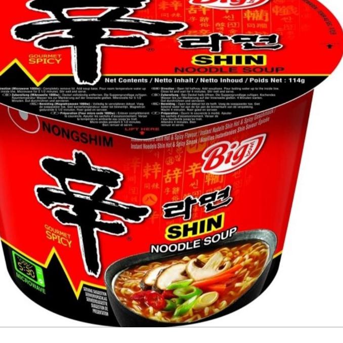 

Barang Bagus Nongshim Big Bowl Shin Noodle Soup Ramen - 114g*