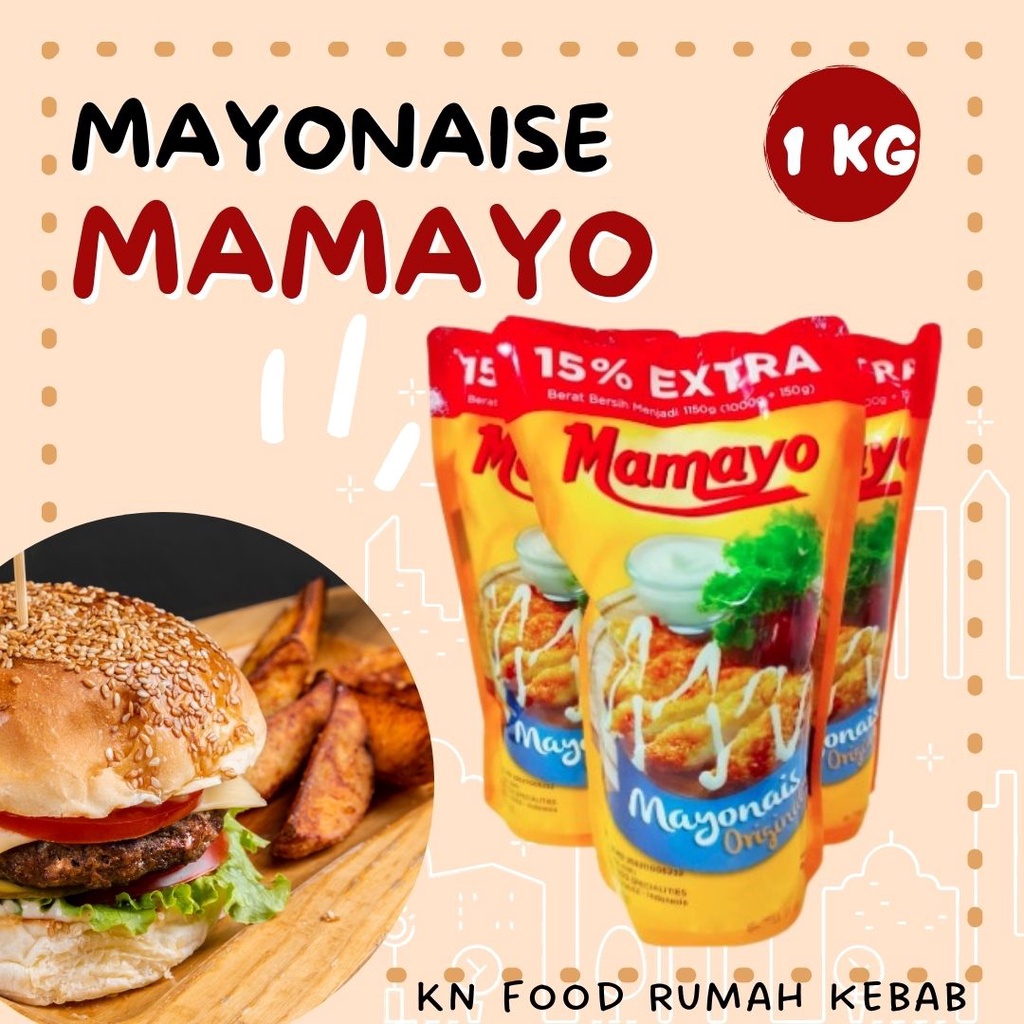 

Mayones Mamayo Kemasan 1 Kg - Mayonaise Mamayo Pouch