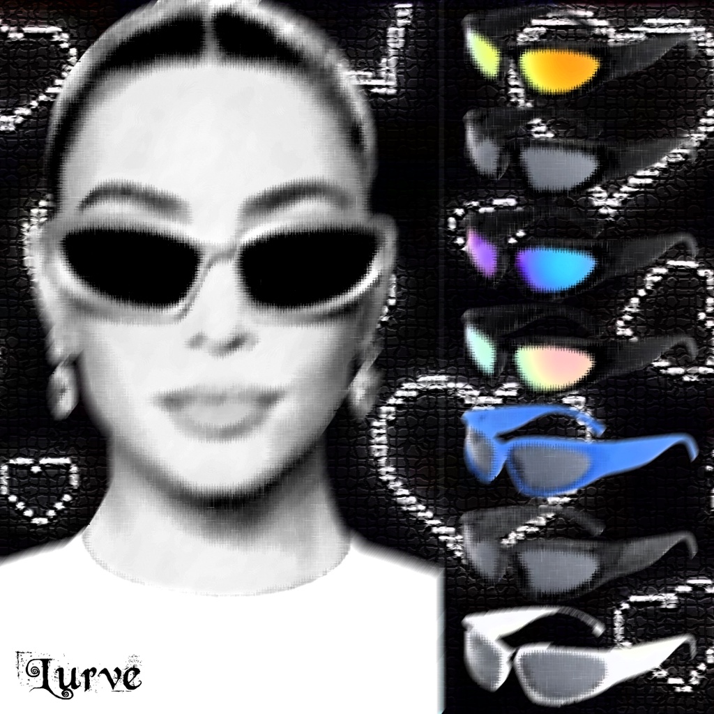 KACAMATA Y2K / KACAMATA GAYA / Y2K STYLE / KACAMATA WANITA / KACAMATA PRIA / LIL UZI KACAMATA (Y2K G