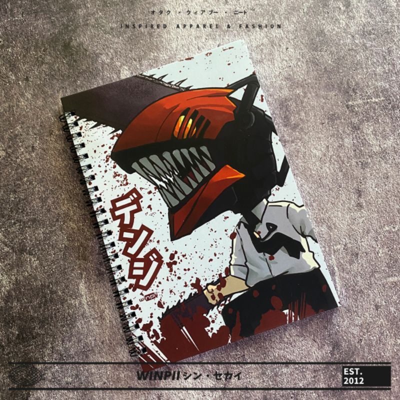 

Notebook Buku Catatan Polos Denji Anime Chainsaw Man