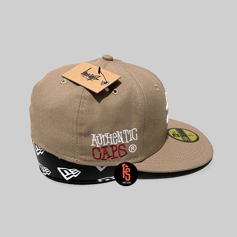 TOPI NEW ERA ORIGINAL 5950 AC STUSSY CAMEL