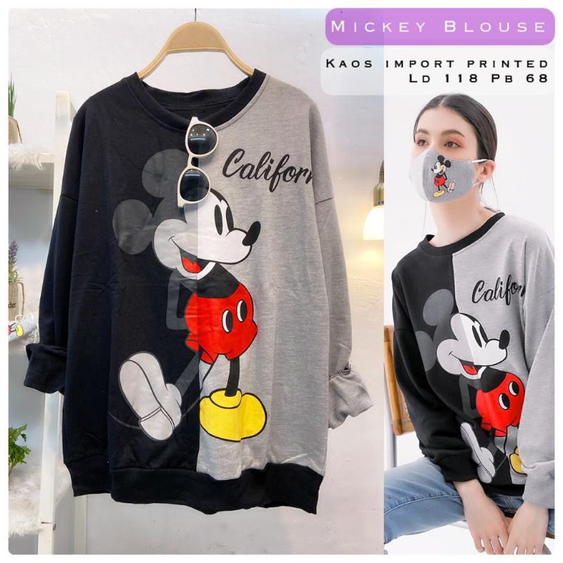 Micky blus kaos import/fashion wanita modern