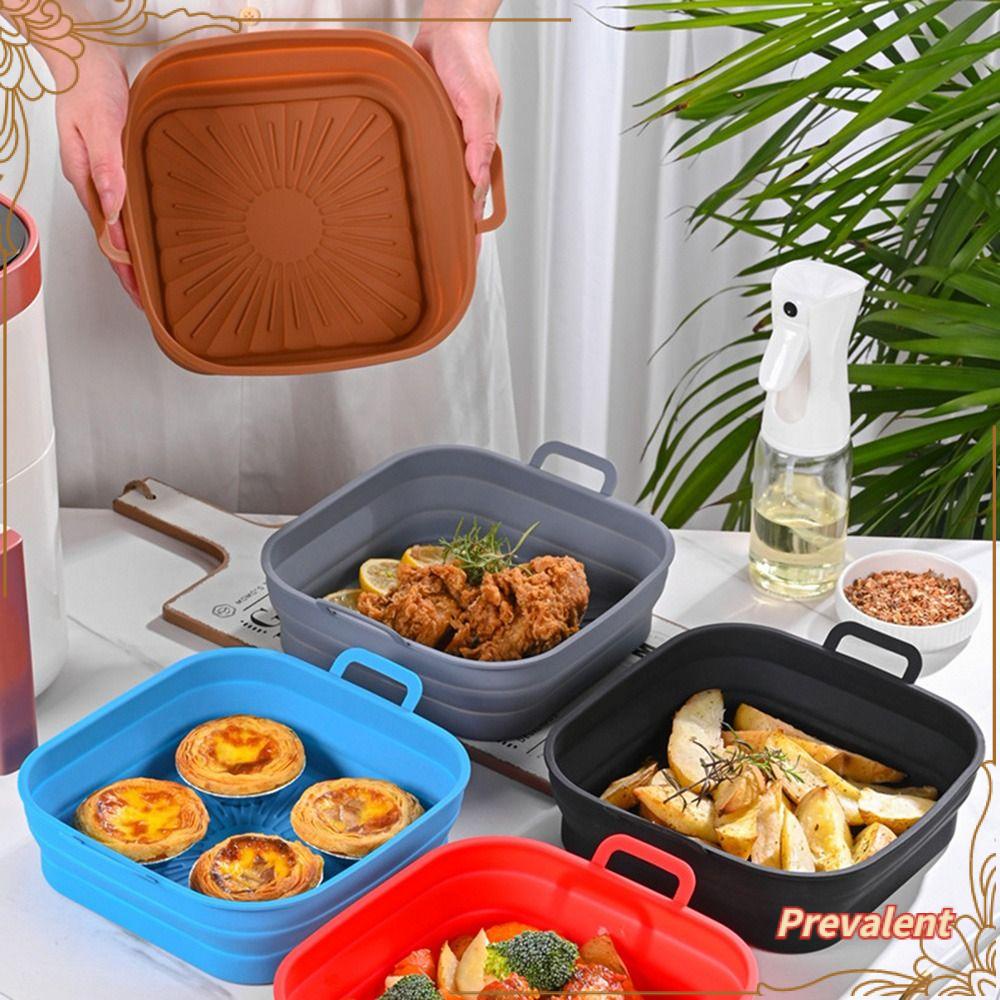 Preva Square Silicone Pot Pizza Plate Masak Reusable Baking Basket