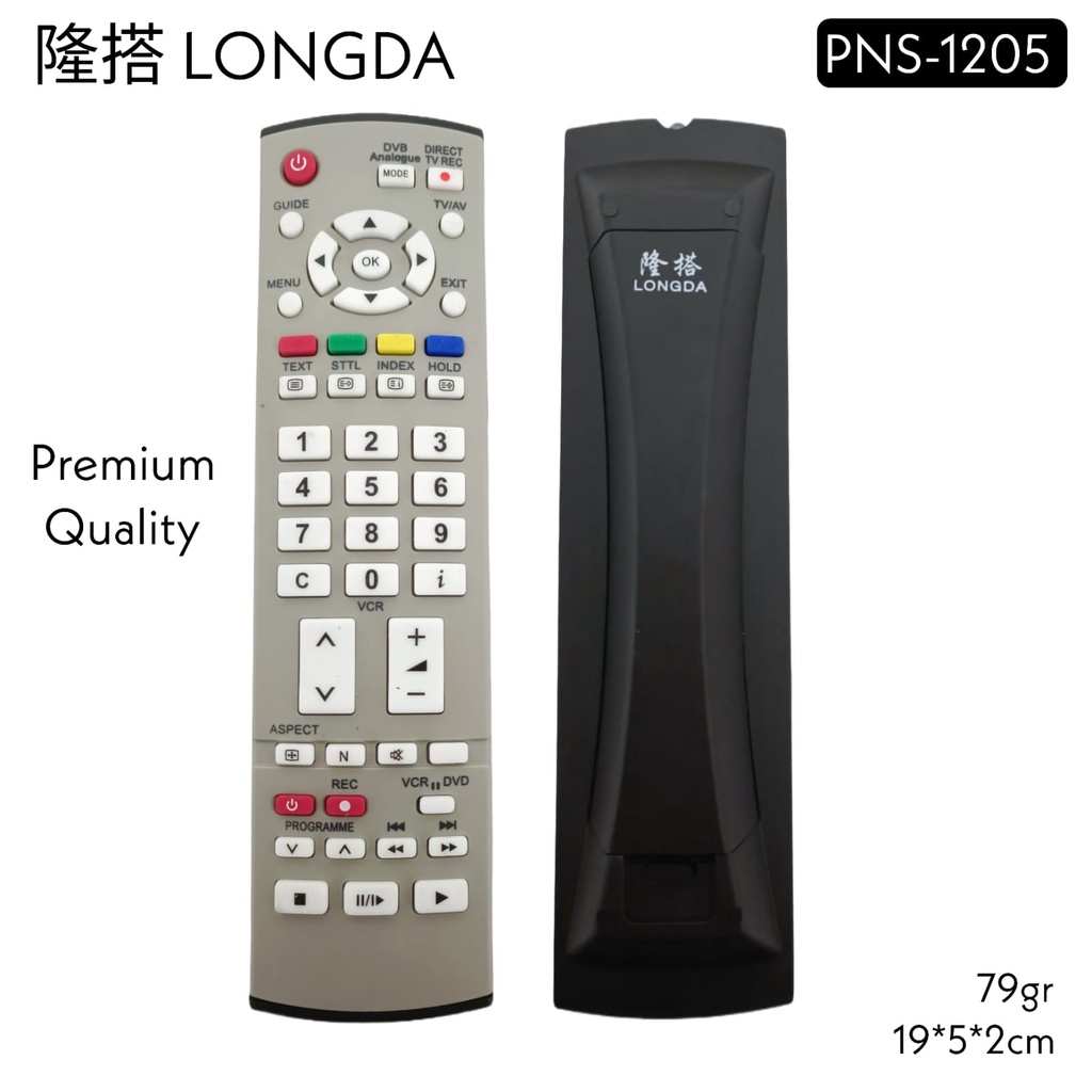 Remote TV LCD LED PANASONI LONGDA PNS 1205