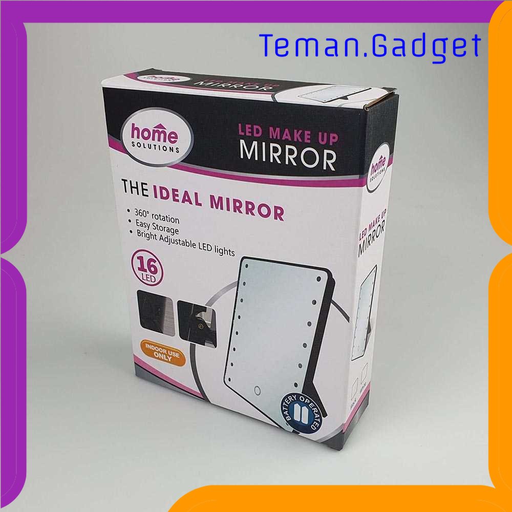 TG-MKP Home Solutions Cermin Make Up Mirror 16 LED Light - A3107