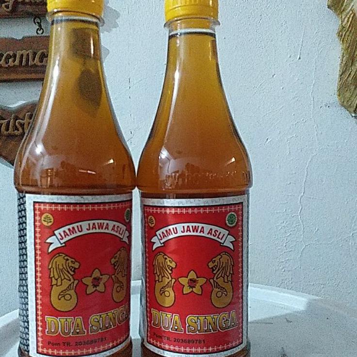 

Jangan Ragu Order Jamu Jawa asli Cap dua Singa - 600 mL - produk Original..