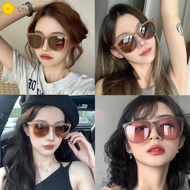 Kacamata Hitam Model Lipat Cewek Anti UV Outdoor