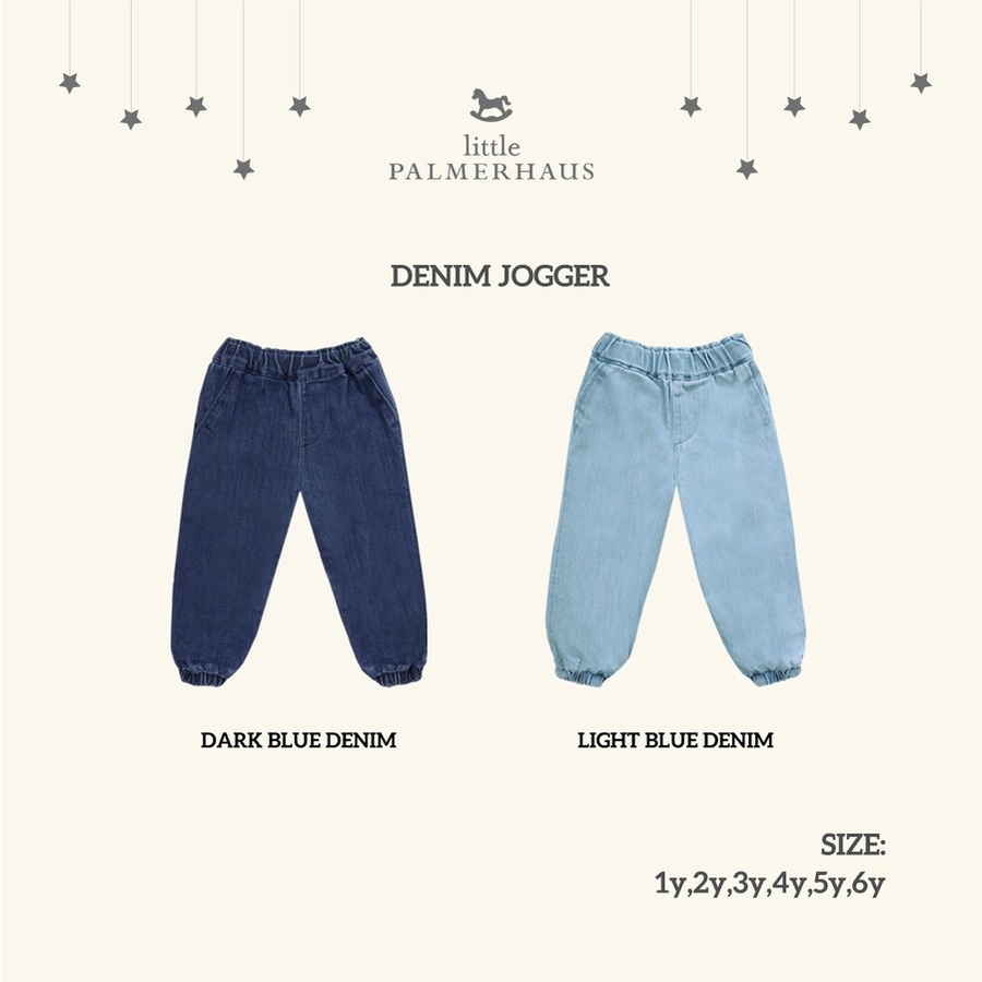 LITTLE PALMERHAUS Kids Denim Jogger - Celana Anak