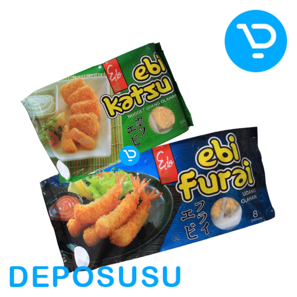 

EDO Ebi Furai & Eby Katzu Katsu tempura udang enak