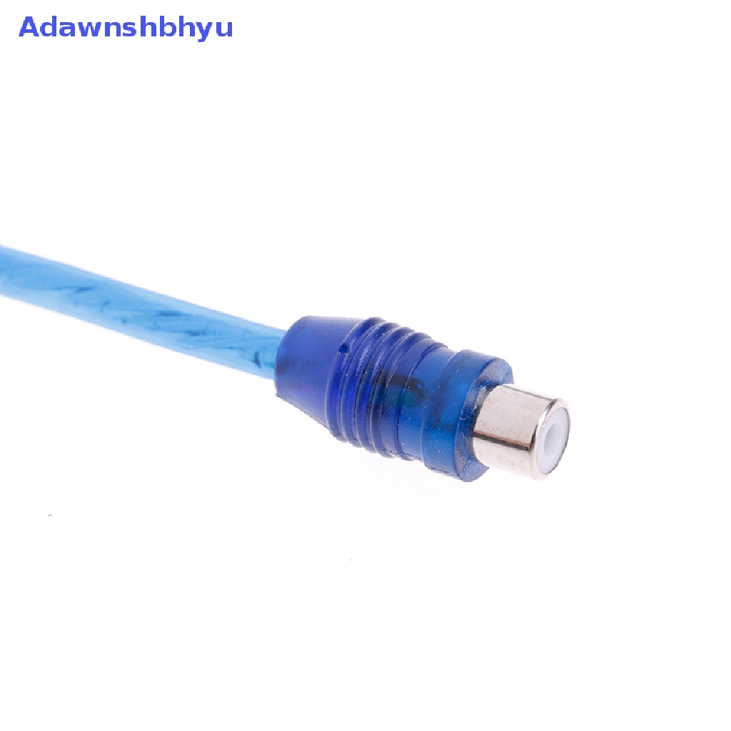 Adhyu 1Pc RCA female to male splitter stereo audio Y Adaptor Kabel Konektor Kawat ID