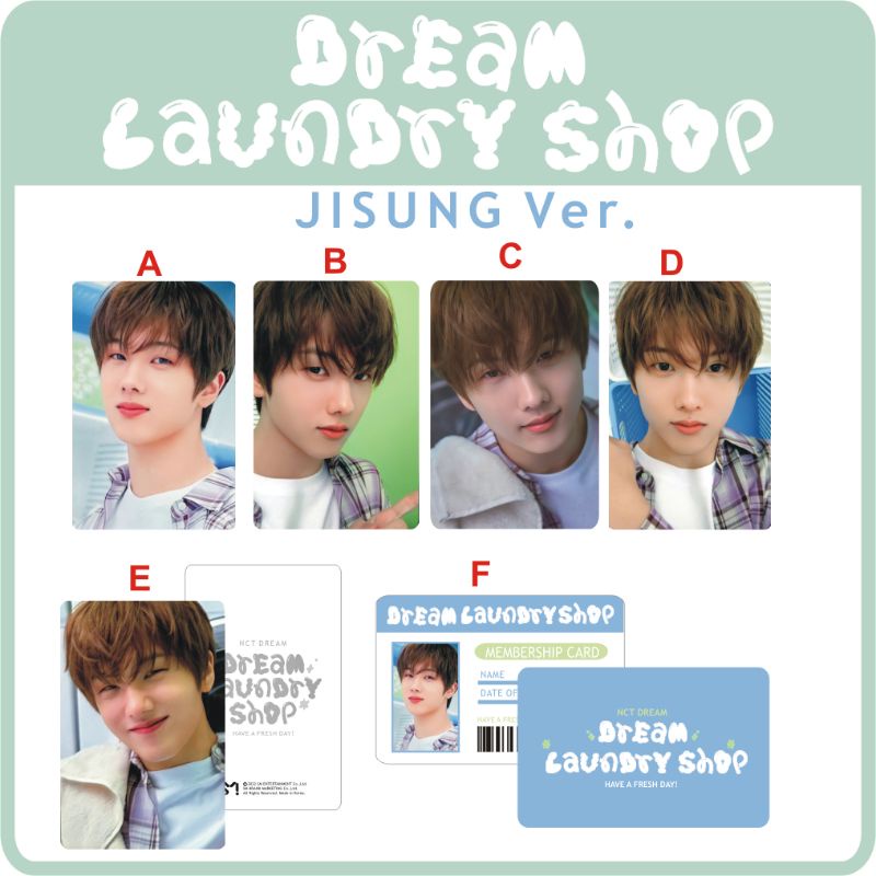 (PC-07) PHOTOCARD NCT DREAM LAUNDRY SHOP COLLECTION