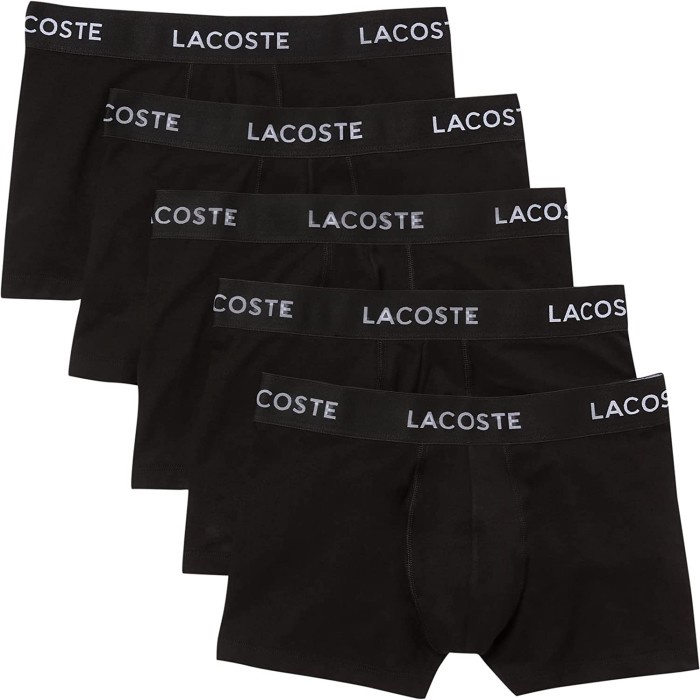 ⭐BISA COD⭐ 5 PCS CD PRIA BOXER PRIA PAKAIAN DALAM PRIA LACOSTE (PLUS KOTAK) - M