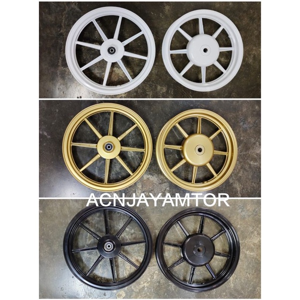 Velg Pelak V rossi Palang 8 Comet Mio Karbu Sporty Smile Soul Karbu X-Ride 115  model copy RCB